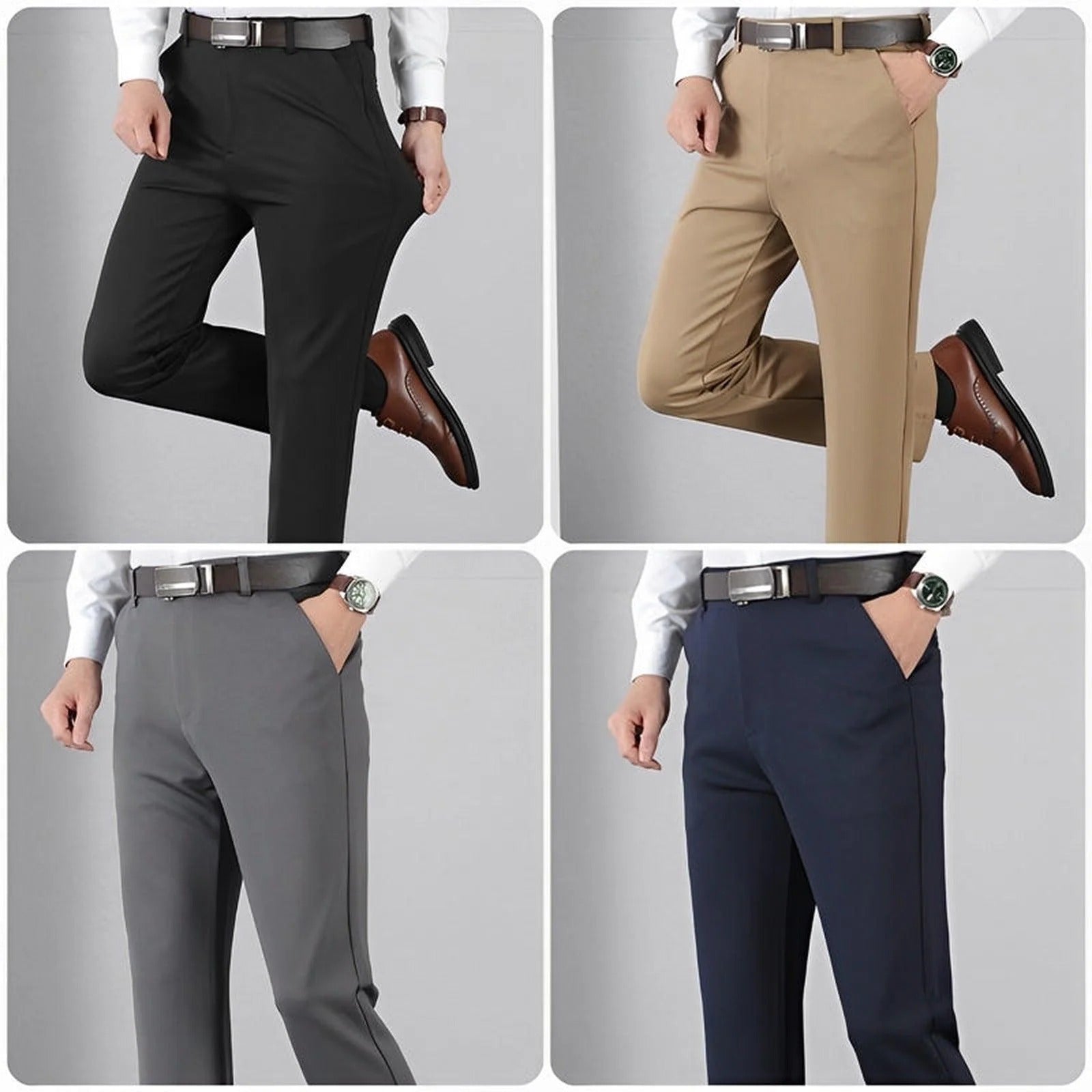 COMPRE 1 E LEVE 2 | Calça Social Clássica Alfaiataria 2025 + Brinde Cinto