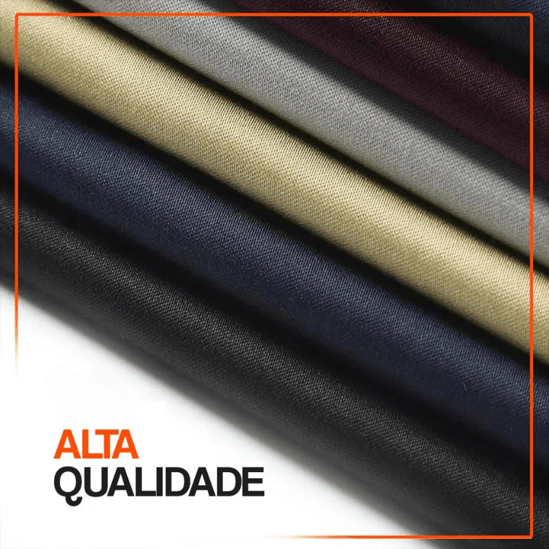 COMPRE 1 E LEVE 2 | Calça Social Clássica Alfaiataria 2025 + Brinde Cinto